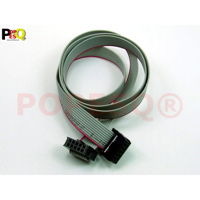 POPESQ® IDC Cable 10-Pin 2 m 2 mm Connector Ribbon