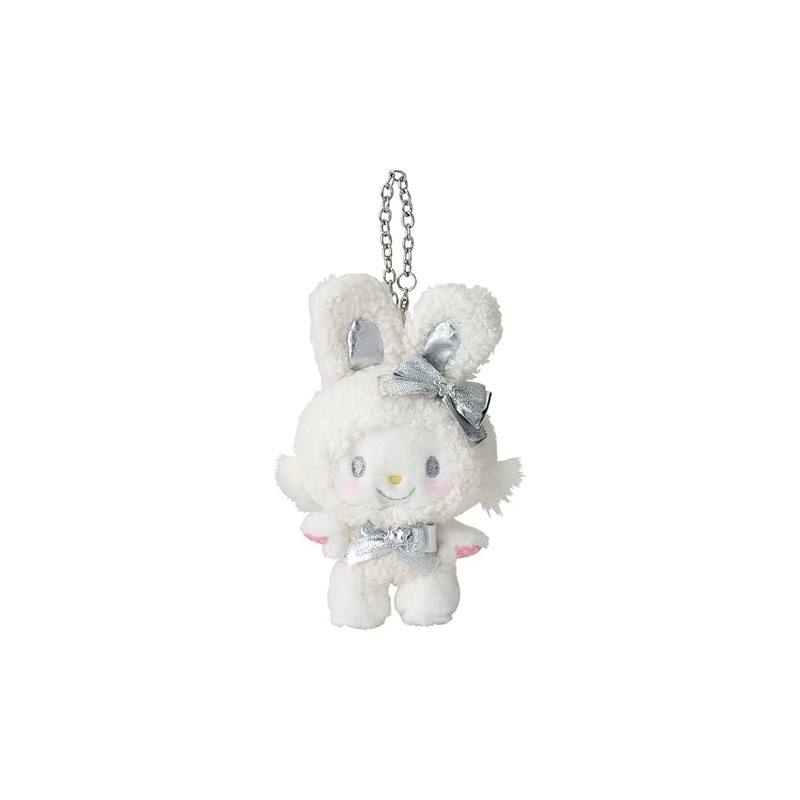 Sanrio 432679 Mascot Charm (Fluffy Snow Rabbit) Wish Me