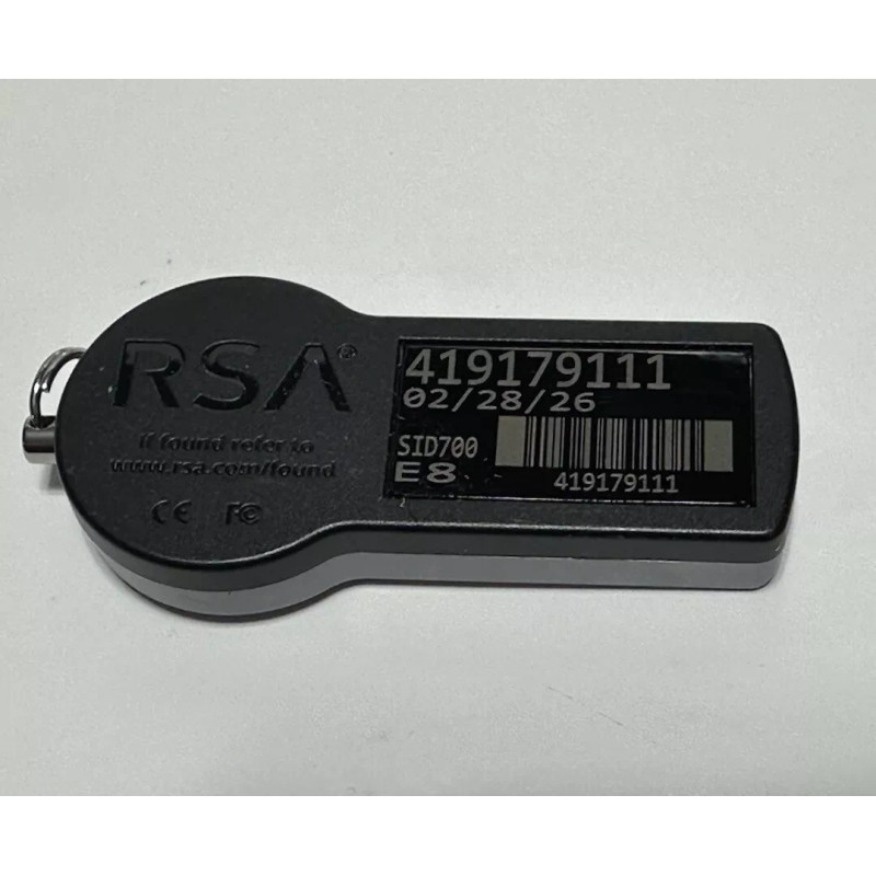 RSA SecurID Token Model SID700 E8 Expiration 02/28/26