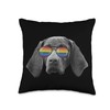 Pride Month German Shorthaired pointer Throw Pillow