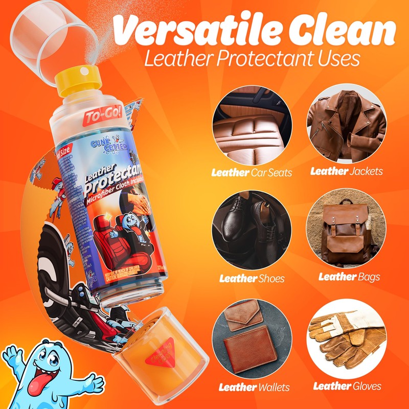 PeerBasics Gunk Getter - Travel Spray Bottle With Microfiber Cap