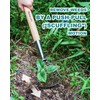 Hula Hoe Stirrup Hoe Mini for Weeding Action/Scuffle Loop Hoe