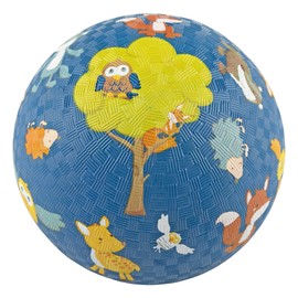 sigikid 43086 Forest Animals Rubber Ball 17 cm Dark Blue/Forest