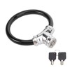 Samcos Bicycle Lock, Cable Lock, U-Shaped Lock, Zinc Alloy, Theft