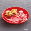 Sunart SAN3604 Funny Dish, Plate, Spicy Skull, Small Plate, Approx.