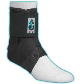 ASO Ankle Stabilizing Orthosis w/ Plastic Stays (fits left or right) (black)