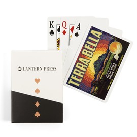 Terra Bella Brand, Terra Bella, California, Citrus Crate Label (52 Playing Cards, Poker Size Card Deck with Jokers)