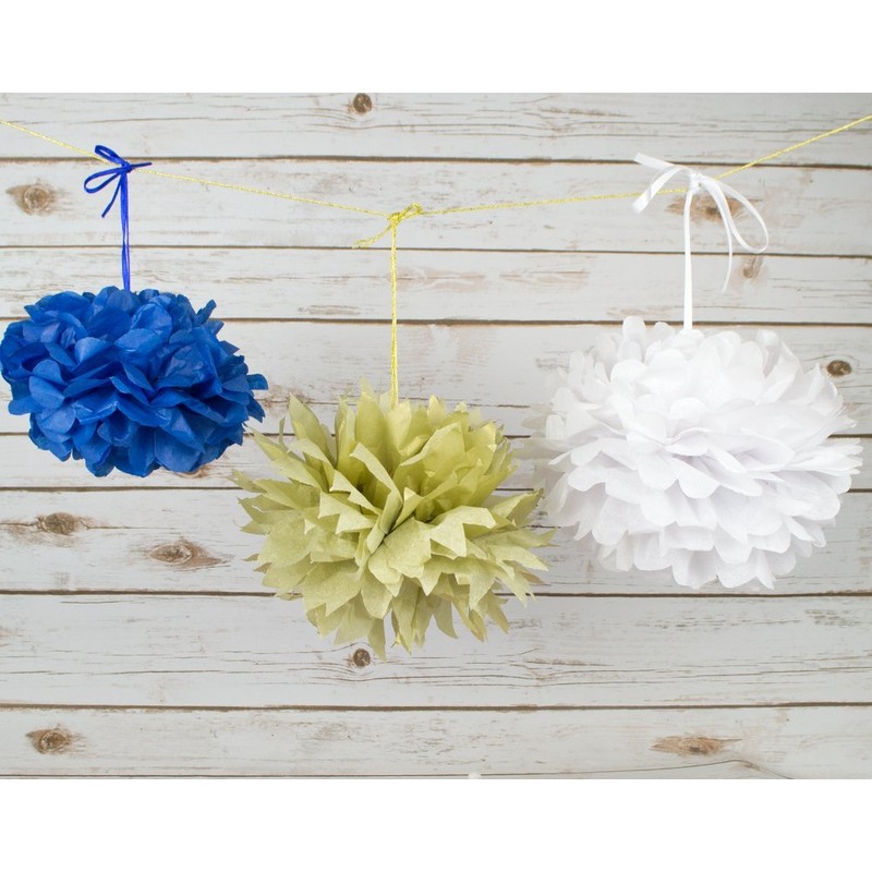 Silver Deluxe Metallic Tissue Sheets - Sparkling Decorative Paper For