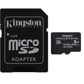 Kingston Industrial 8GB MicroSD Card for Extreme Temperatures Xray & Shock Proof
