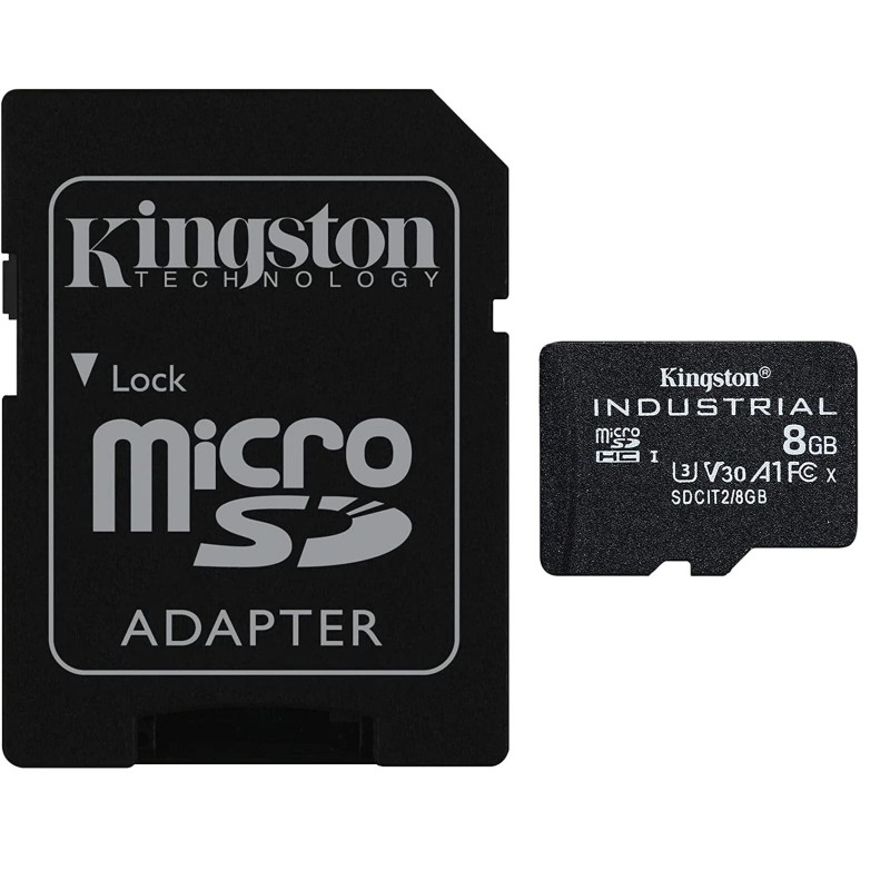 Kingston Industrial 8GB MicroSD Card for Extreme Temperatures Xray &