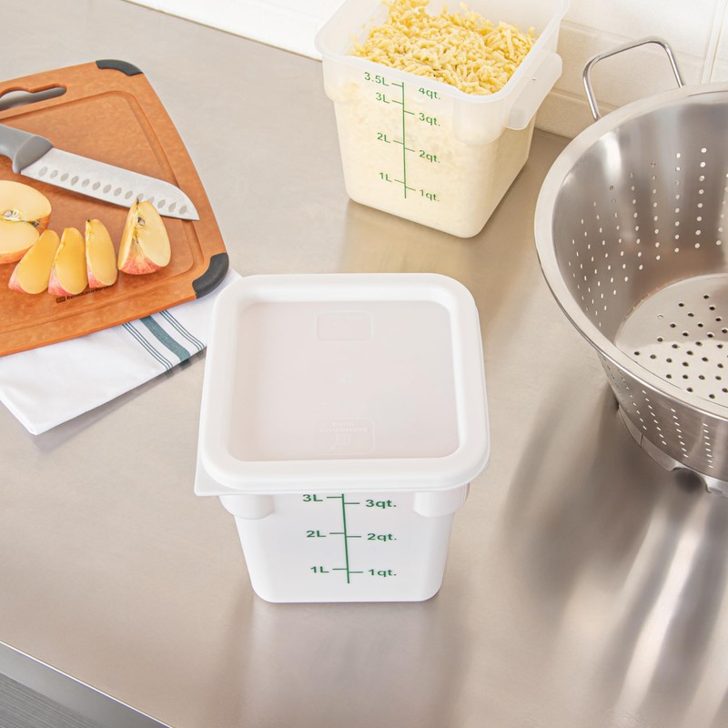 Restaurantware-LID ONLY: Met Lux Food Container Lid, 1 Square Lid