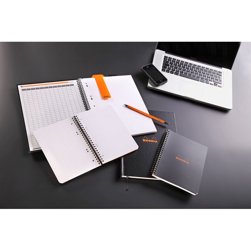 RHODIA 19342C - Spiral Notebook (Full Binding) Notebook - A5+