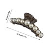 Claw Clips With Pearls | Long Jaw Clips Barrettes,Pearl Claw