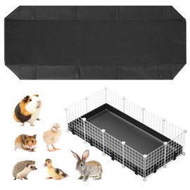 Waterproof Guinea Pig Cage Liner 47.2" X 23.6", Leakproof Bunny Liner Tarp Bottom Base, Reusable Guinea Pig Liners for Cage Washable Rabbit Cage Liner for Ferrets, Hamster, Hedgehog, Chinchilla