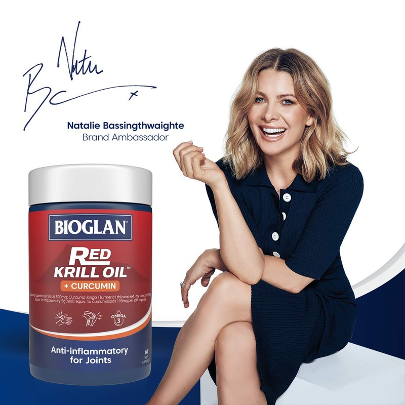 Bioglan BG Red Krill Oil Plus Curcumin 60s, 0.13 Kilograms