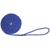 Extreme Max 3006.2484 BoatTector Double Braid Nylon Dock Line - 1/2" x 20', Blue with Reflective Tracer