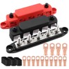 Tuijodaix 300A Bus Bar 5 Post 12V-48V DC Power Distribution