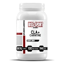Suplemento Cla + Carnitina Biss - Sport 1kg En Polvo Sabores