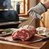 QWORK 2PCS Meat Hooks for Butchering, 304 Stainless Steel T