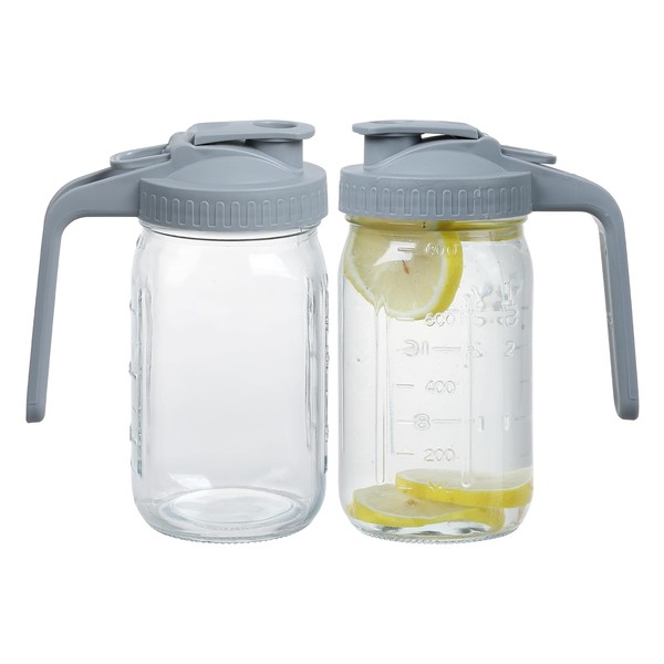 Mason Jar Pitcher 32 oz Glas Mason Jarswith Pour Spout