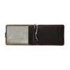 ARIAT Men's Bifold Distressed Leather Money Clip Wallet, Medium Brown