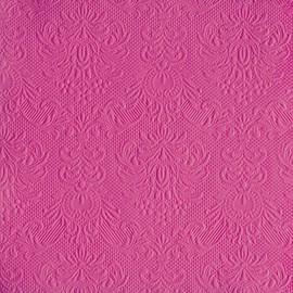 Ambiente Serviettes Lunch/Party 33 x 33 cm Elegance Magenta Embossed