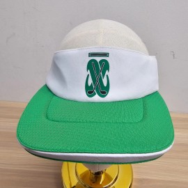 THiiK Golf Visor Hat Mens Green White Golf Club Elastic Stretch Outdoor Prep THiiK NEW