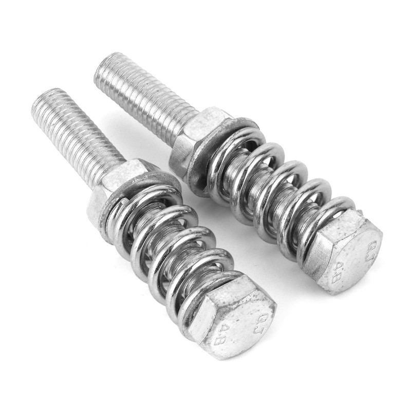 KIMISS Exhaust Bolt Spring M10x1.5 Exhaust Spring Bolt Stud Nut