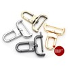 CRAFTMEMORE 2pcs Detachable Snap Hook Swivel Clasp w/Screw Bar VT99