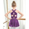 Zaclotre Ballet Leotards for Toddler Girls Hollow Back Dance Dress