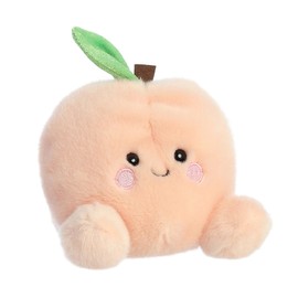 Aurora® Adorable Palm Pals™ Mellow Peach™ Stuffed Animal - Pocket-Sized Play - Collectable Fun - Pink 5 Inches