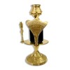 Craftsman 4.5 Inch Brass Lord Shiva Linga Lingam Shivling Statue
