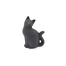 Iwachu Onaga Cat Paperweight Black Product Size (cm): 2.0 x 1.4 x 3.5 x 7.5 inches (5 x 3.5 x 7.5 mm) 30501 Nambu Ironware