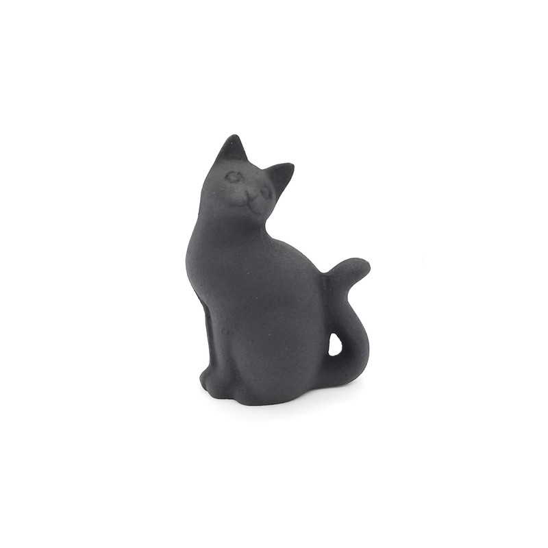 Iwachu Onaga Cat Paperweight Black Product Size (cm): 2.0 x