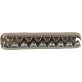 TRUSCO B16-0436 Wave Spring Roll Pins, Stainless Steel, Size 4 x 1.4 Inches (36 mm), Pack of 40