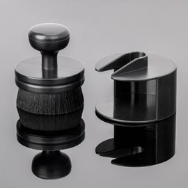 BABYSHEEP Car Tire Shine Applicator,Vegan Tire Shine Brush with Stand for Auto Detailing Cleaning Service,Black (2pc)