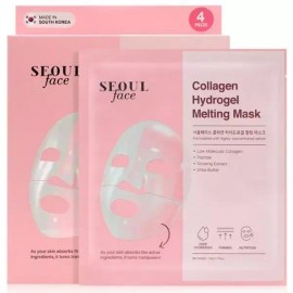 NS Home Shopping [NS홈쇼핑]더말 서울페이스 멜팅 겔마스크 4개입 2종 택1 (콜라겐/히알루론산)..[35838935] [NS Home Shopping] Derma Seoul Face Melting Gel Mask 4 Pieces 2 Types Choose 1 (Collagen/Hyaluronic Acid) ..[35838935] [[AA1] Collagen Hydrogel Melting Mask 4 pieces]