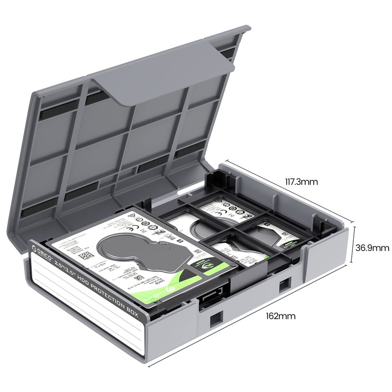 ORICO PHP-25-5S Portable 2.5-inch Hard Disk Storage Case, HDD Storage