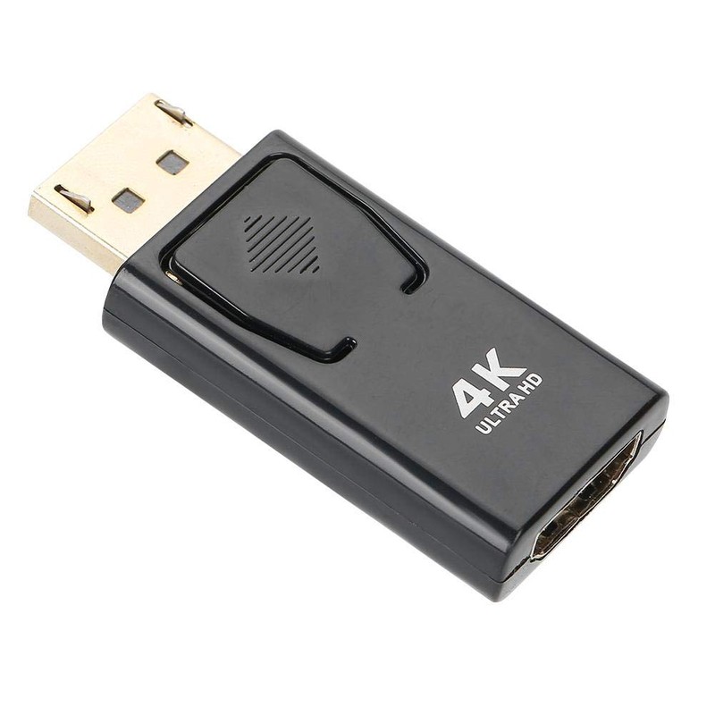 Mxtech Compact Display Port-HDMI DP Converter, Mini Black para computadora