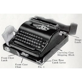 Smith Corona Silent Typewriter Instruction Manual Antique User Floating Shift