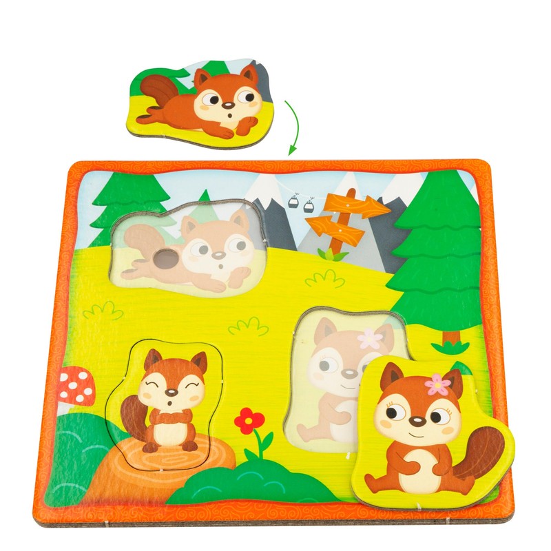 Liscianigiochi 92727 Montessori Baby Box Puppies, Not Applicable