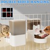 kathson Rabbit Gravity Auto Feeder Set 35oz Hanging Automatic Food