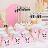 Elecrainbow 15 Pack Panda Mini Coin Purses with Keyring for