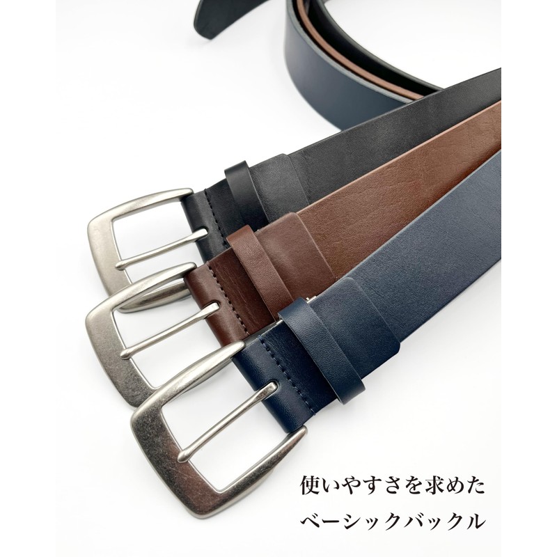 Leather Venue Men's Belt, Large Size, Long Size, Super Long
