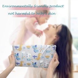 Changing Mat on the go, Portable, Foldable, Waterproof Changing Mat, Reusable Changing Mat, Machine Washable, Newborn, Outdoor, Home, Travel, Baby Christening, Gift