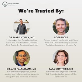 ADAPT NATURALS BY CHRIS KRESSER Adapt Naturals Magnesium Glycinate Supplement, Bioavailable High Absorption Pure Magnesium Chelate Complex, Supports Gut Health, Sleep, Relaxation, Bone and Muscles - 30 Days Supply