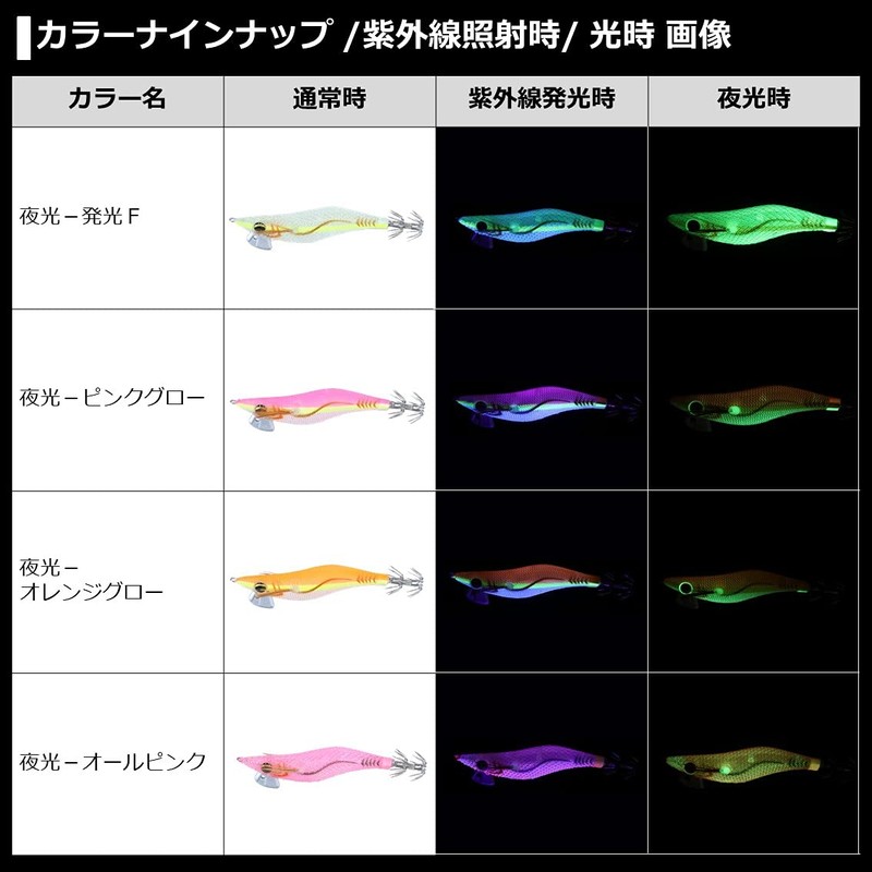 DAIWA Egi Emerald Das Light 2 No. 1.8 Luminous -