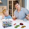 YYDS Storage Case for 30 Hot Wheels,Toy Car Storage Organizer