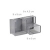 Relaxdays Desk Organiser with Stationary Tray with Pen Holder and
