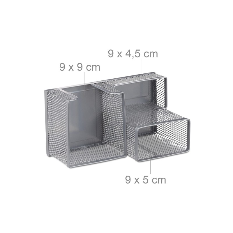 Relaxdays Desk Organiser with Stationary Tray with Pen Holder and